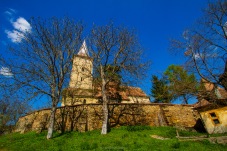 At the fortified Saxon church in Curciu, Transilvania, Romania
