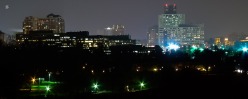 Rockville skyline at night