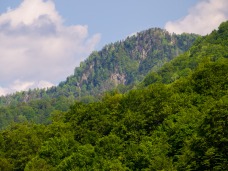 Mountain slopes next to Lacul Vidra