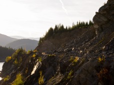 A rocky slope on the Transalpina