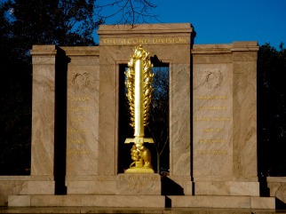 Flaming Sword, The Second Division, World War I Memorial, Washington, DC, USA.