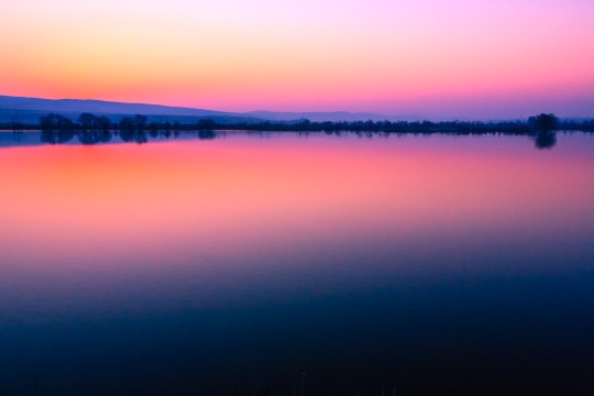 Dawn on the lake