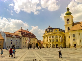 Historic district, Sibiu, Romania