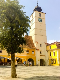 Historic district, Sibiu, Romania