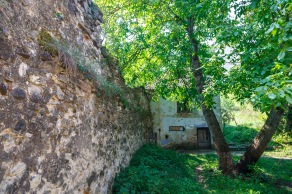 The Rupea Fortress before the restoration work, Rupea, Romania