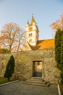 At the fortified church in Sebes, Transilvania, Romania
