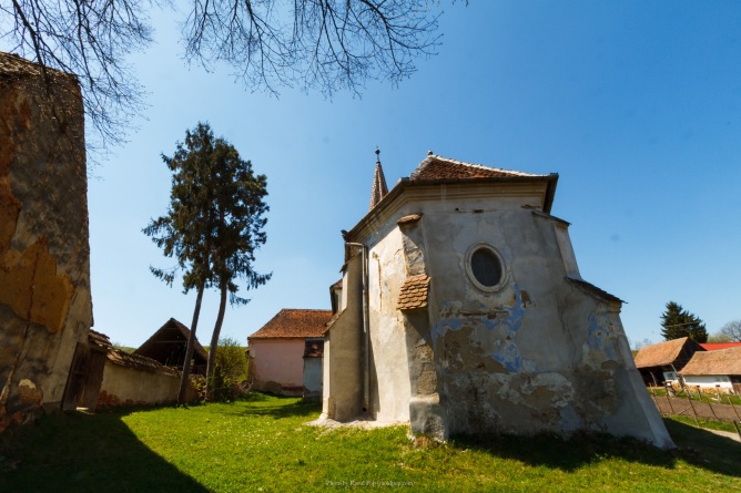 The fortified church in Viisoara, Transilvania, Romania