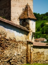 At the fortified Saxon church in Mosna, Transilvania, Romania